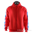 Lage moq pullover grijze mannen hoodies met ritssluiting